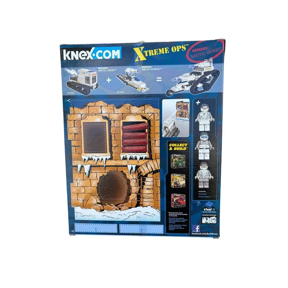 K'nex Xtreme Ops Mission: Arctic Quest collect and build-NIB